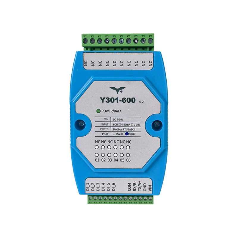 Y301-600 6-channel isolated digital input module